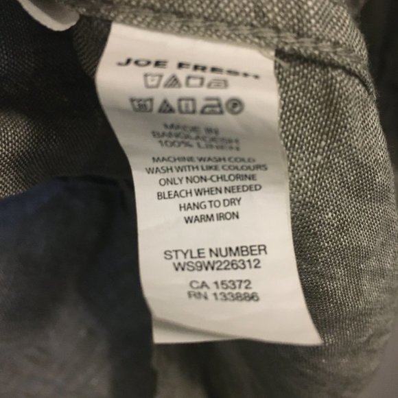 Natural Prairie Linen Button Down Dress Shirt - Picture 9 of 13